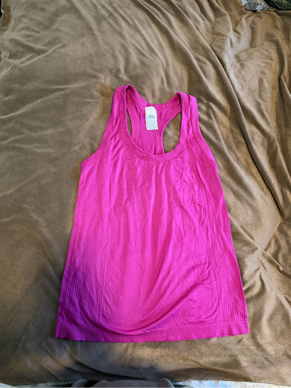 Women's Racerback Tank Top in Bright Pink